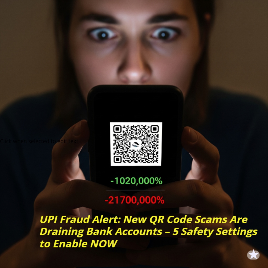 UPI Fraud Alert: New QR Code Scams, 5 Safety Settings to Enable NOW